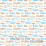Hudson - Typographic Design - Cursive Small