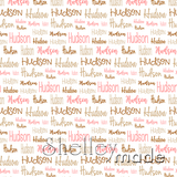 Hudson - Typographic Design - Cursive Small