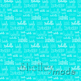 Isabella - Typographic Design - Cursive Small