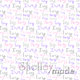 Ivy - Typographic Design - Cursive Small