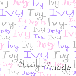 Ivy - Typographic Design - Cursive