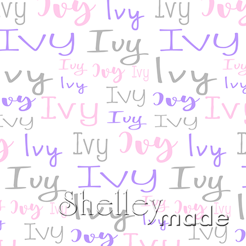 Ivy - Typographic Design - Cursive