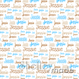 Jessie - Typographic Design - Cursive Small