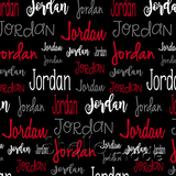 Jordan - Typographic Design - Cursive