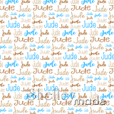 Jude - Typographic Design - Cursive Small