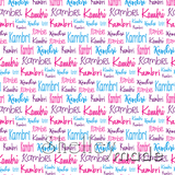 Kambri - Typographic Design - Cursive Small