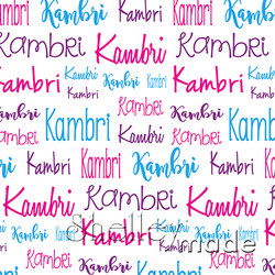 Kambri - Typographic Design - Cursive
