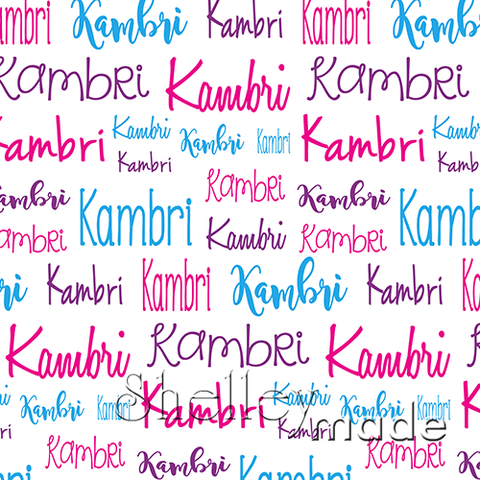 Kambri - Typographic Design - Cursive