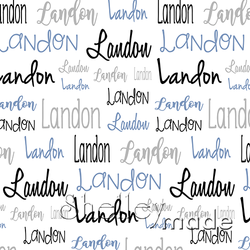 Landon - Typographic Design - Cursive