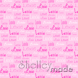 Lexie - Typographic Design - Cursive Small