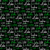 Luke - Typographic Design - Cursive Small