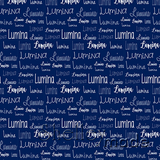 Lumina - Typographic Design - Cursive Small