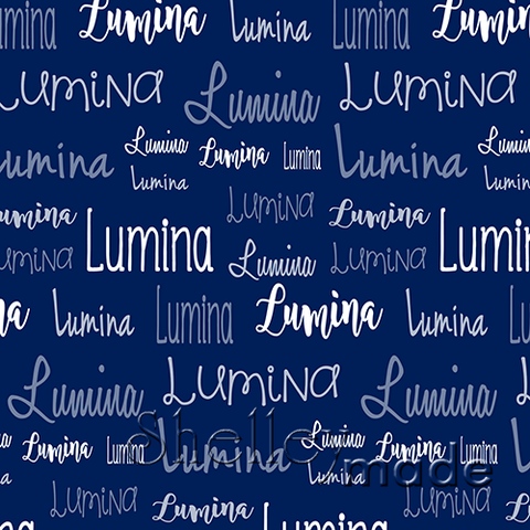 Lumina - Typographic Design - Cursive
