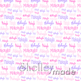 Makayla - Typographic Design - Cursive Small