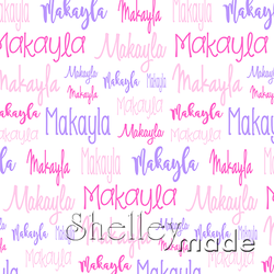 Makayla - Typographic Design - Cursive
