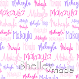 Makayla - Typographic Design - Cursive