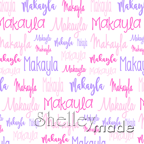 Makayla - Typographic Design - Cursive