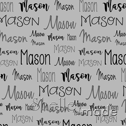 Mason - Typographic Design - Cursive