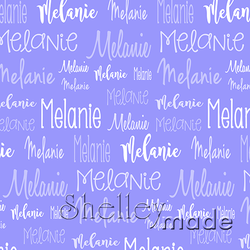 Melanie - Typographic Design - Cursive