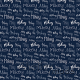 Mikey - Typographic Design - Cursive Small
