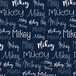 Mikey - Typographic Design - Cursive