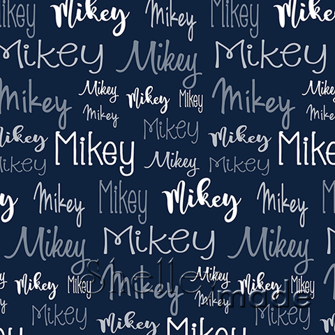 Mikey - Typographic Design - Cursive