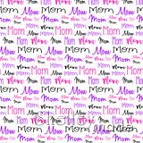 Mom - Typographic Design - Cursive Small