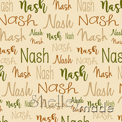 Nash - Typographic Design - Cursive