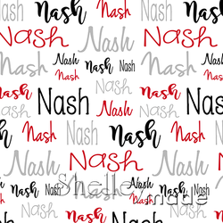Nash - Typographic Design - Cursive