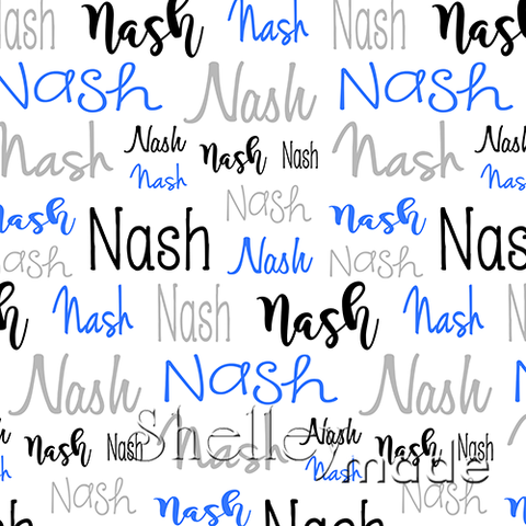 Nash - Typographic Design - Cursive
