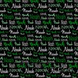 Noah - Typographic Design - Cursive Small