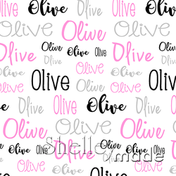 Olive - Typographic Design - Cursive