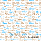 Oliver - Typographic Design - Cursive Small