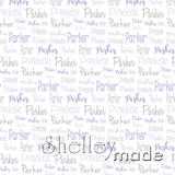 Parker - Typographic Design - Cursive Small