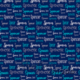 Spencer - Typographic Design - Cursive Small