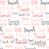 Tamiah - Typographic Design - Cursive