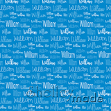 William - Typographic Design - Cursive Small