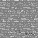 William - Typographic Design - Cursive Small