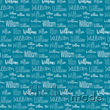 William - Typographic Design - Cursive Small
