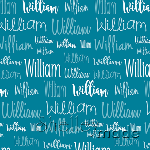 William - Typographic Design - Cursive