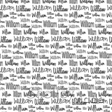 William - Typographic Design - Cursive Small