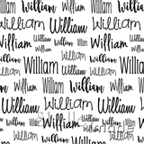William - Typographic Design - Cursive