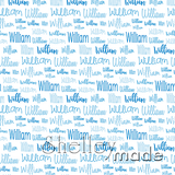 William - Typographic Design - Cursive Small