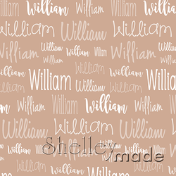 William - Typographic Design - Cursive