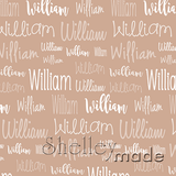William - Typographic Design - Cursive