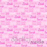 Zariah - Typographic Design - Cursive Small