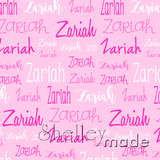 Zariah - Typographic Design - Cursive