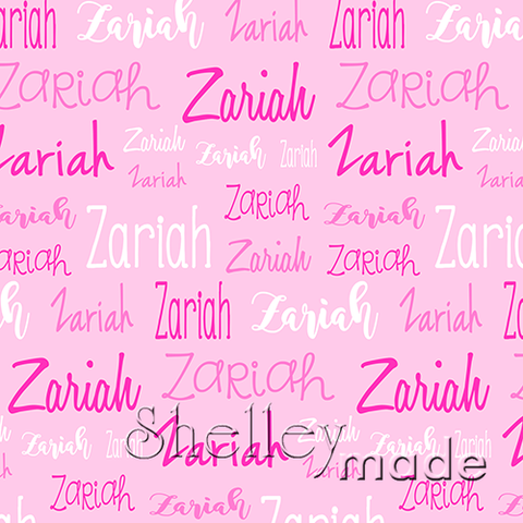 Zariah - Typographic Design - Cursive