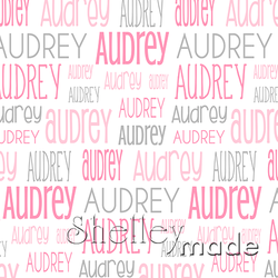 Audrey - Typographic Design - Print