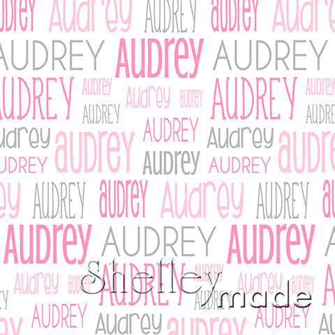 Audrey - Typographic Design - Print